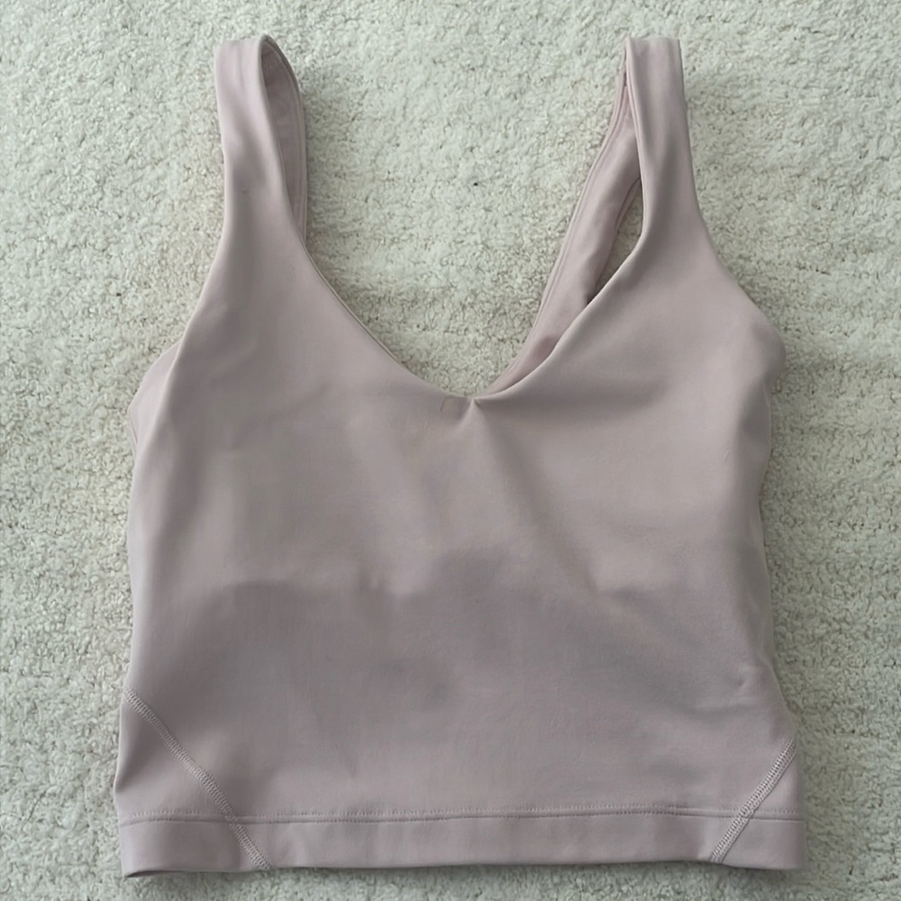 Pink lululemon align tank